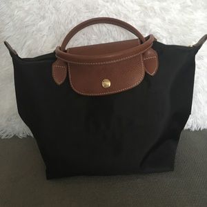 Small black Longchamp bag
